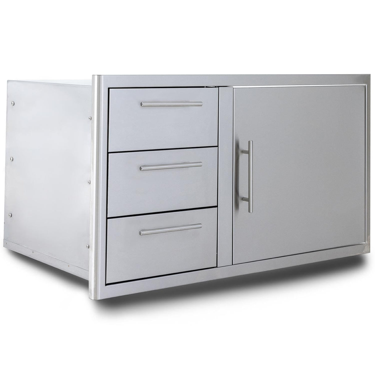 Blaze 39-Inch Stainless Steel Access Door & Triple Drawer Combo - BLZ-DDC-R-39-LTSC