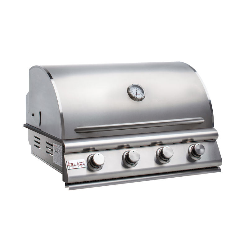 Blaze Prelude LBM 32-Inch 4-Burner Built-In Natural Gas Grill - BLZ-4LBM-NG