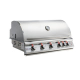 Blaze Premium LTE 40-Inch 5-Burner Built-In Natural Gas Grill w/ Rear Infrared Burner & Grill Lights - BLZ-5LTE2-NG