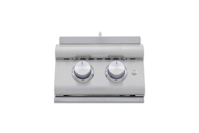 Blaze Premium LTE Built-In Propane Gas Stainless Steel Double Side Burner w/ Lid - BLZ-SB2LTE-LP