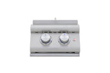 Blaze Premium LTE Built-In Propane Gas Stainless Steel Double Side Burner w/ Lid - BLZ-SB2LTE-LP