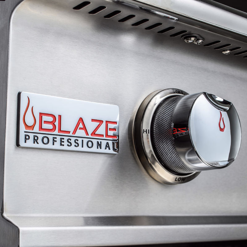 Blaze Professional LUX 34-Inch 3-Burner Built-In Natural Gas Grill w/ Rear Infrared Burner - BLZ-3PRO-NG