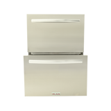 Blaze 23.5-Inch 5.1 Cu. Ft. Outdoor Rated Stainless Steel Double Drawer Refrigerator - BLZ-SSRF-DBDR5.1